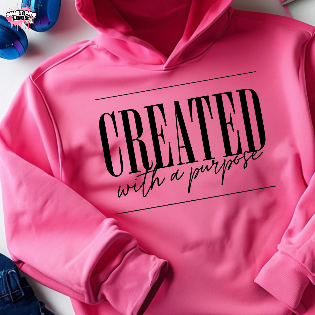 Created with a Purpose Hoodie – Walk by Faith Collection