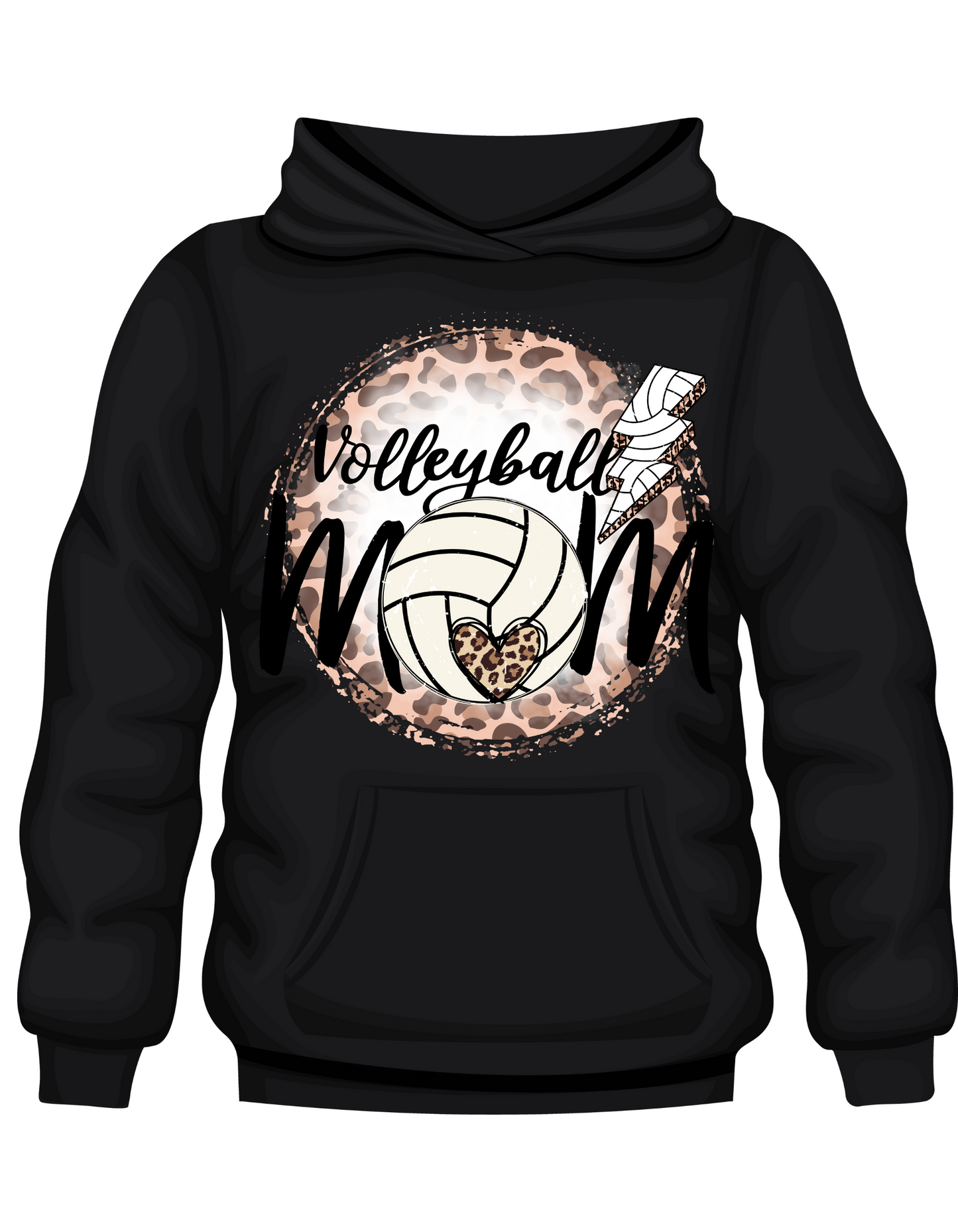 Volleyball Mama -Cheetah Circle