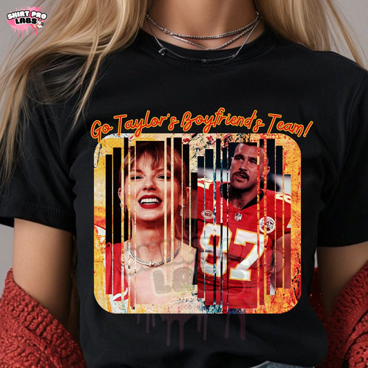 Go Taylor’s Boyfriend’s Team Tee – A Swift & Kelce Collaboration!