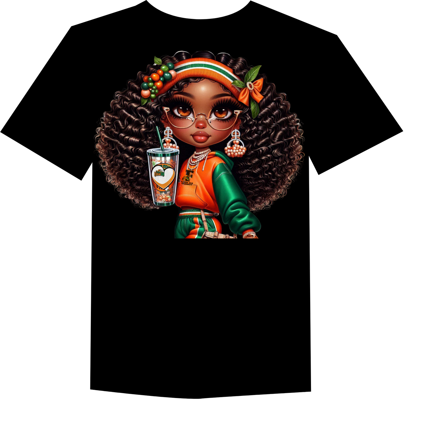 Orange & Green Chic