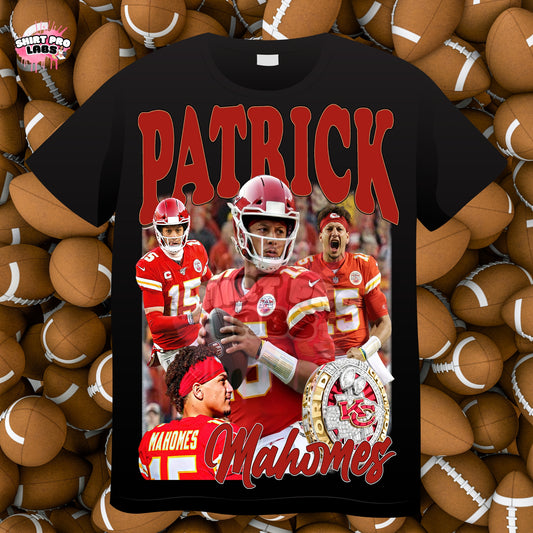 Patrick Mahomes Collage Tee – The Face of the Future!