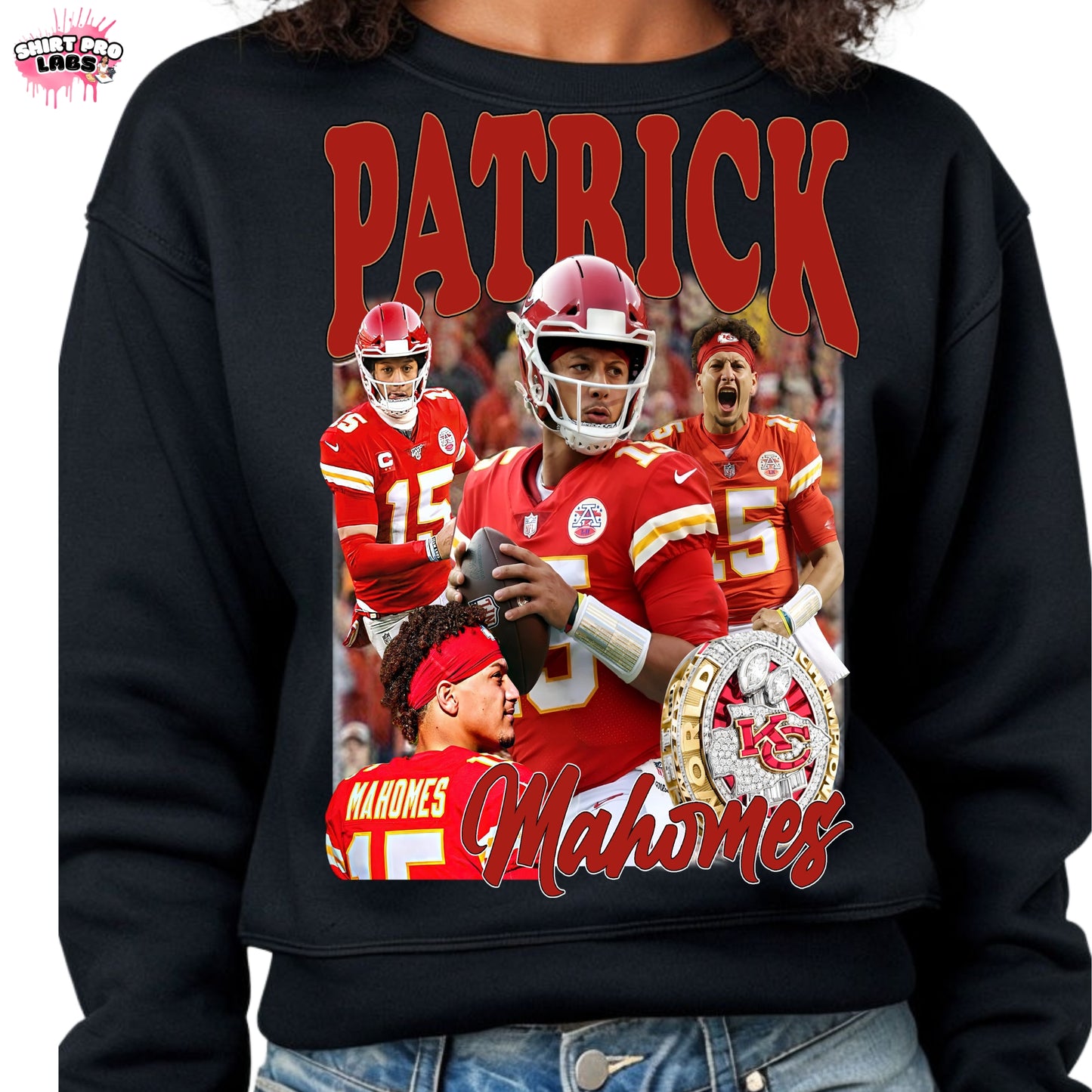 Patrick Mahomes Collage Tee – The Face of the Future!