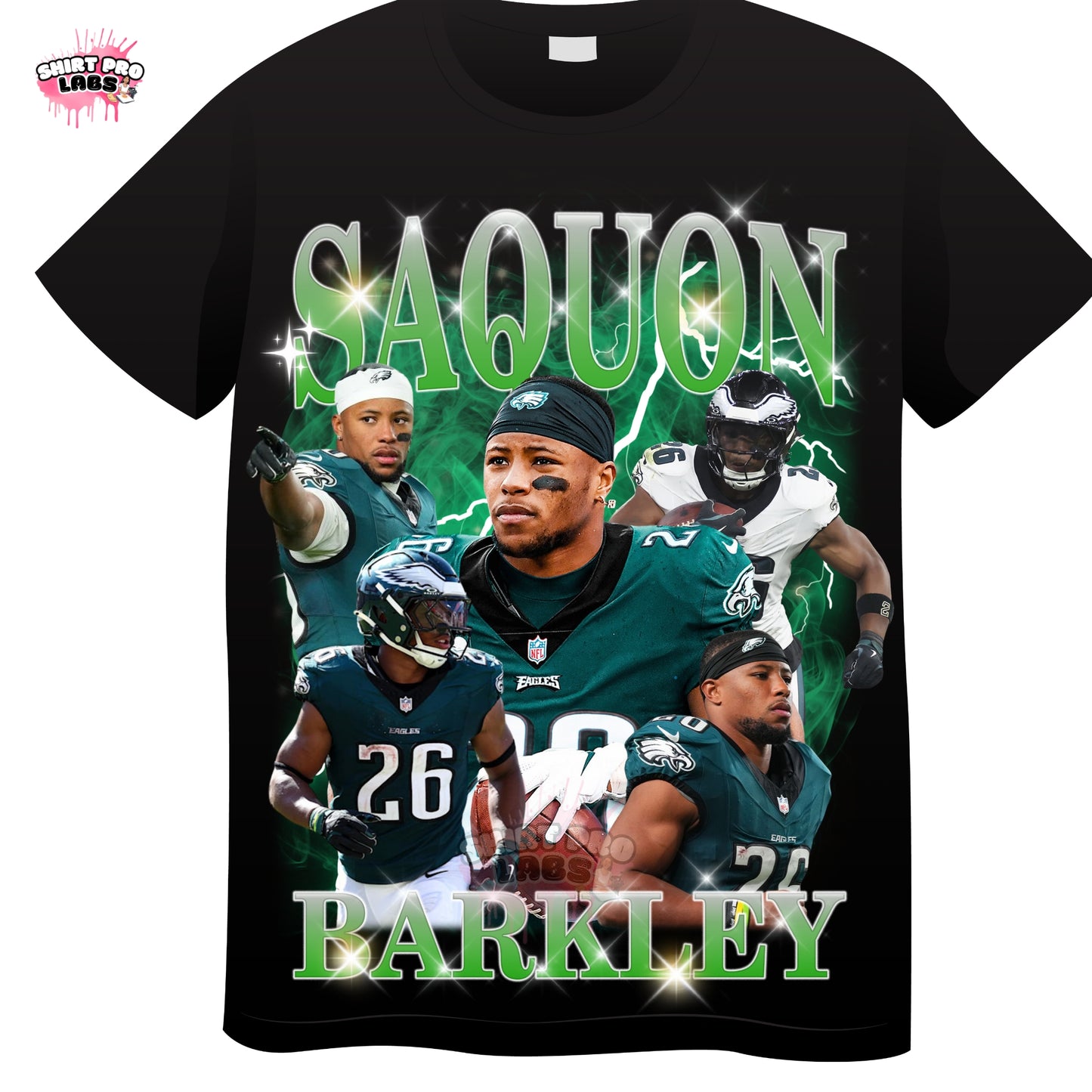 Saquon Barkley Collage Graphic
