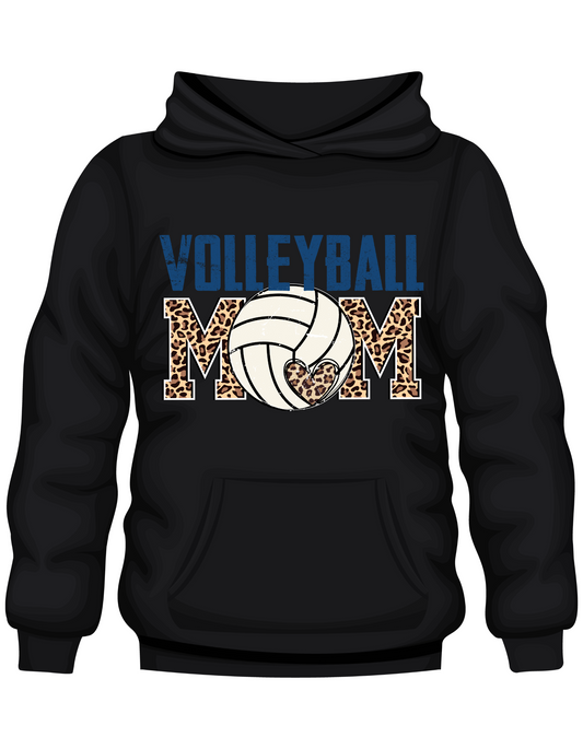 Volleyball Mama -Cheetah Hearts