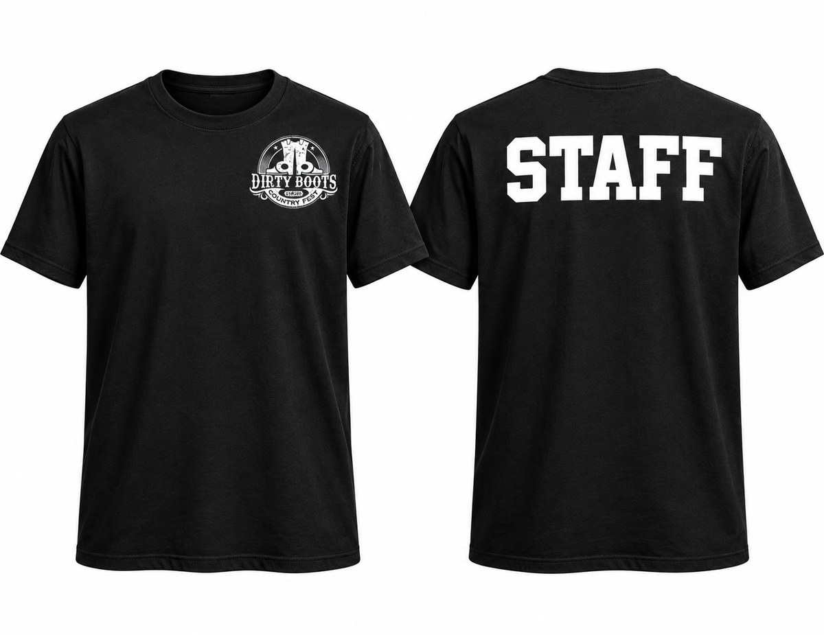 Dirty Boots Fall Festival 2026-STAFF T-SHIRT