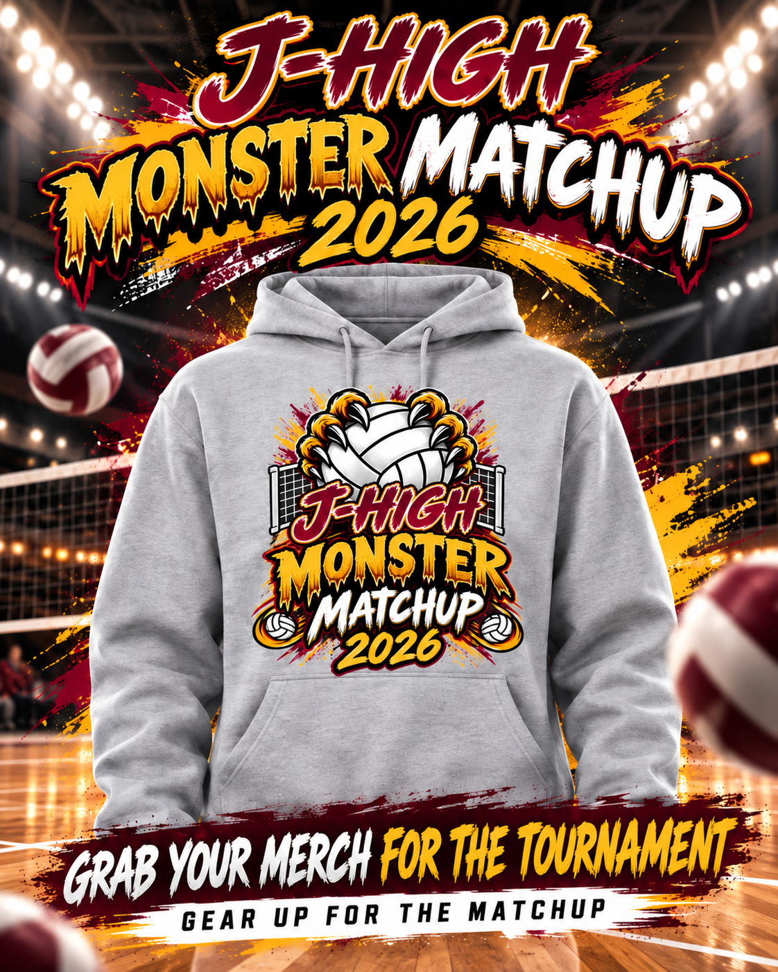 J-High Monster Matchup 2026 Tournament Merch