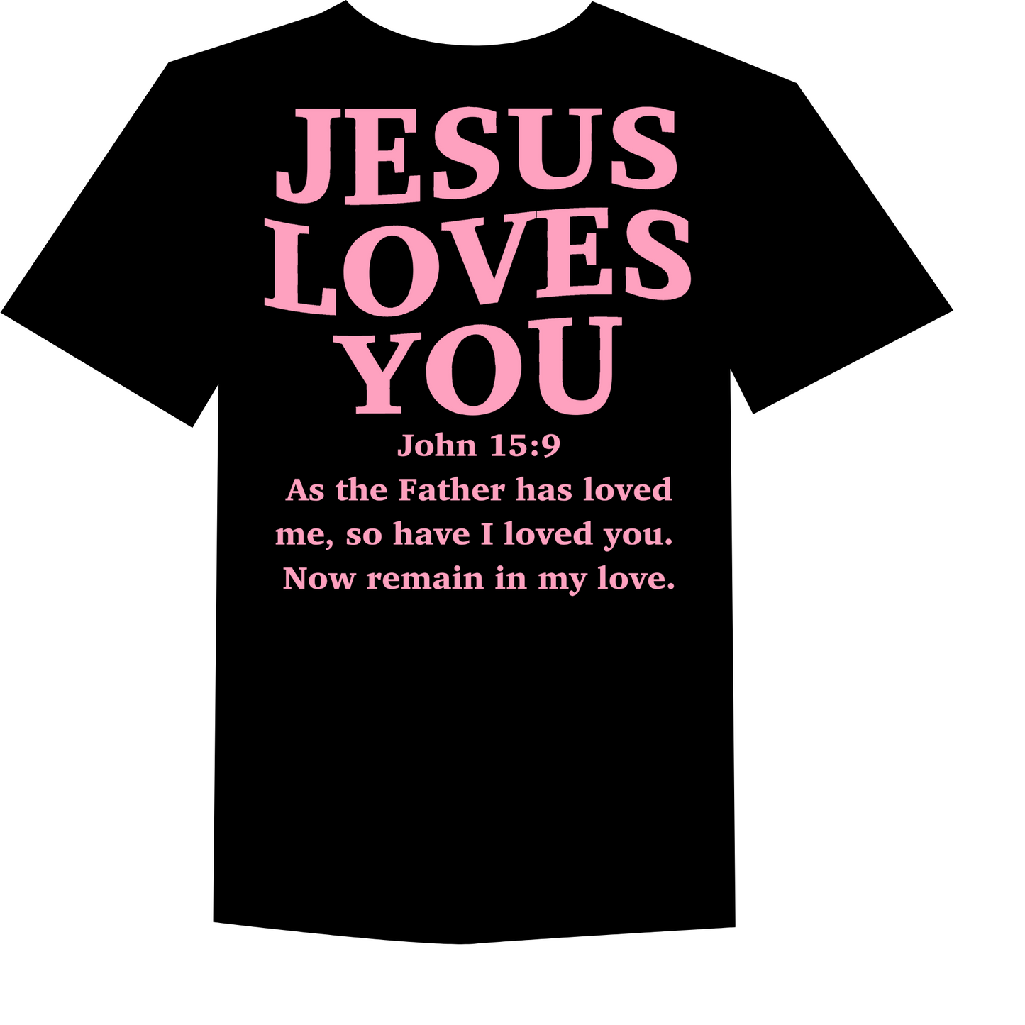 Jesus Loves you pink