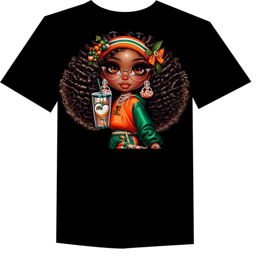 Orange & Green Chic