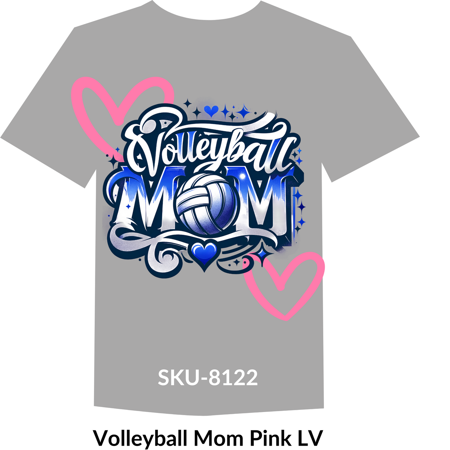 Volleyball Mom Pink LV